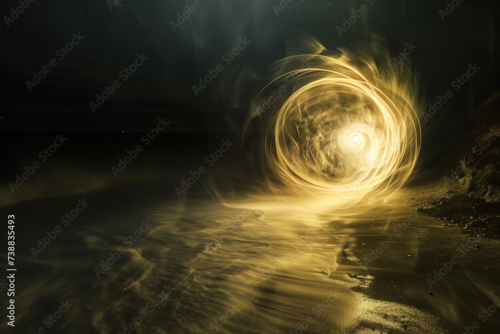 Poster speed motion blur. colorful light trails. abstract background image. created with generative ai tech