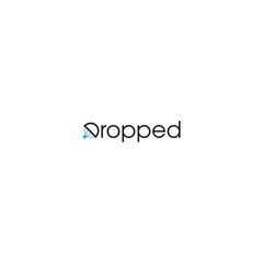 Dropped Wordmark Logo