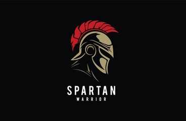 Fototapeta premium Awesome vector spartan logo design luxury premium