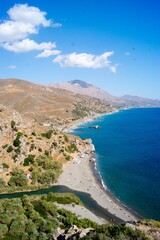 Obraz premium Palmenstrand von Preveli