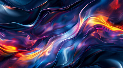 Obraz premium Elegant wave texture in deep color. Wallpaper. Background. Textures.