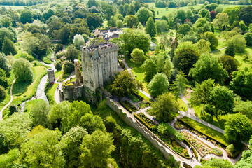 Blarney Castle, medieval stronghold in Blarney, near Cork, known for its legendary world-famous...