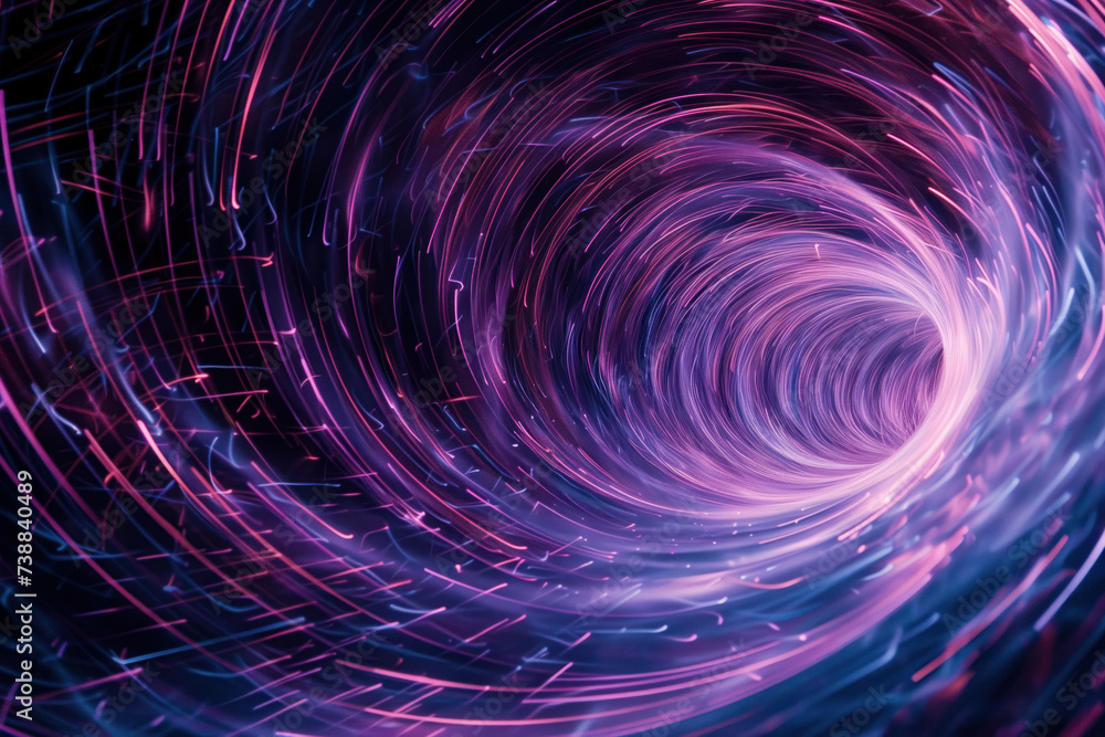 Poster speed motion blur. colorful light trails. abstract background image. created with generative ai tech