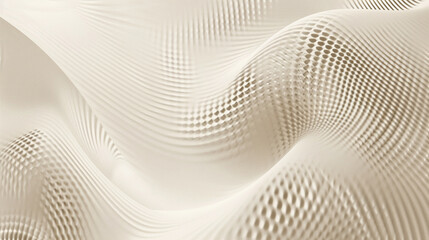 Cream color background made of halftone dots and curved lines