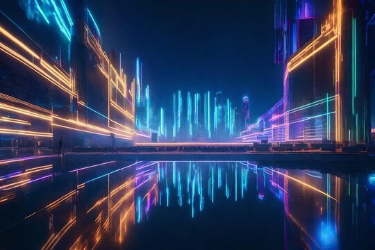  the paradigm shift  digital transformation for the upcoming technology era, portrayed with exquisite detail and perfect lighting, showcasing the evolution towards a futuristic and advanced technology