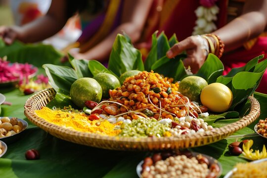 Ugadi telugu new year andhrula pachadi.