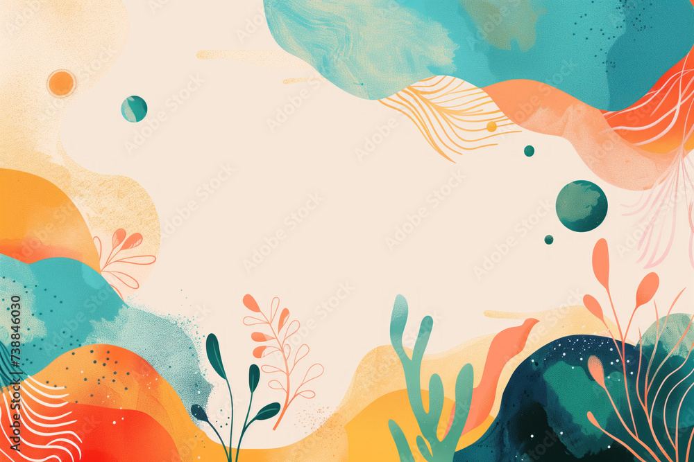 Poster a slide background for showcasing creativity process. background image. created with generative ai t