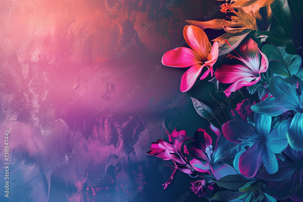 Poster a slide background for showcasing creativity process. background image. created with generative ai t