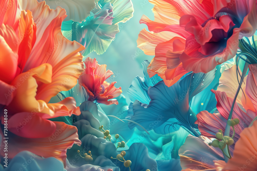 Poster a slide background for showcasing creativity process. background image. created with generative ai t