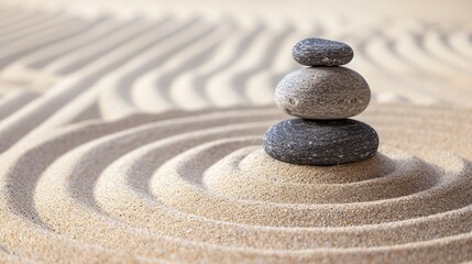 a stack of rocks on sand