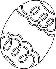 Easter egg doodle for the holiday.