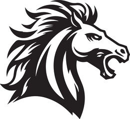 Best Horse Head vector, Silhouette, illustration. 