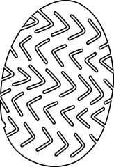 Easter egg doodle for the holiday.