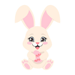 easter bunny with egg