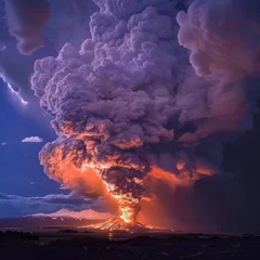 Foto op Canvas Unforeseen eruption © Virtual Art Studio