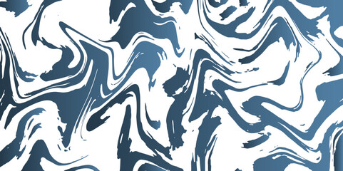 Abstract Grey Marble texture background. Blue and Black mixing oil paint texture. Grey Marbleized Stripes With marble ink texture. Splash of paint. Colorful liquid.