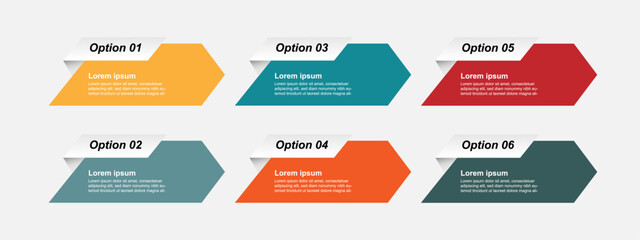 Modern and simple template for web infographic and business information