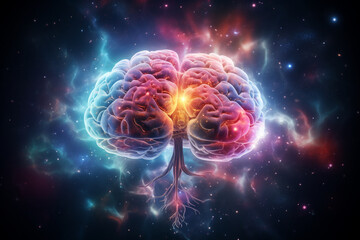 brain with intelligence, aura and intelligence