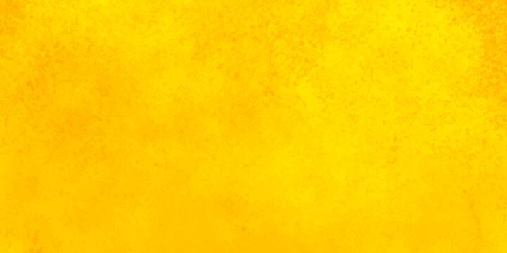 Solid Sun Lemon Summer background with orange grunge texture, Banner orange texture with brush strokes, Summery and warm vector illustration in bright orange tones.