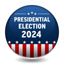 Presidential Election 2024 in USA - Election Badge