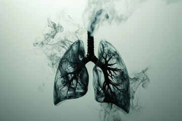 lung and a air shape - obrazy, fototapety, plakaty