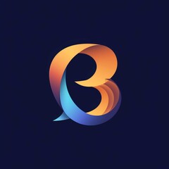 Logo illustrion letter B