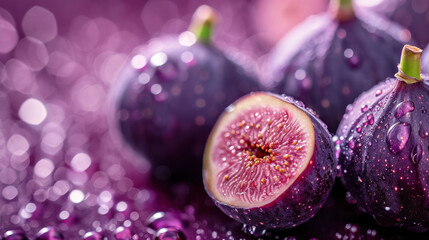 Tasty organic figs at local market.