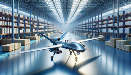 The Future of Industry: Unmanned Aerial Vehicles in a Modern Warehouse
