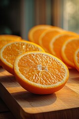 sliced oranges photography - obrazy, fototapety, plakaty