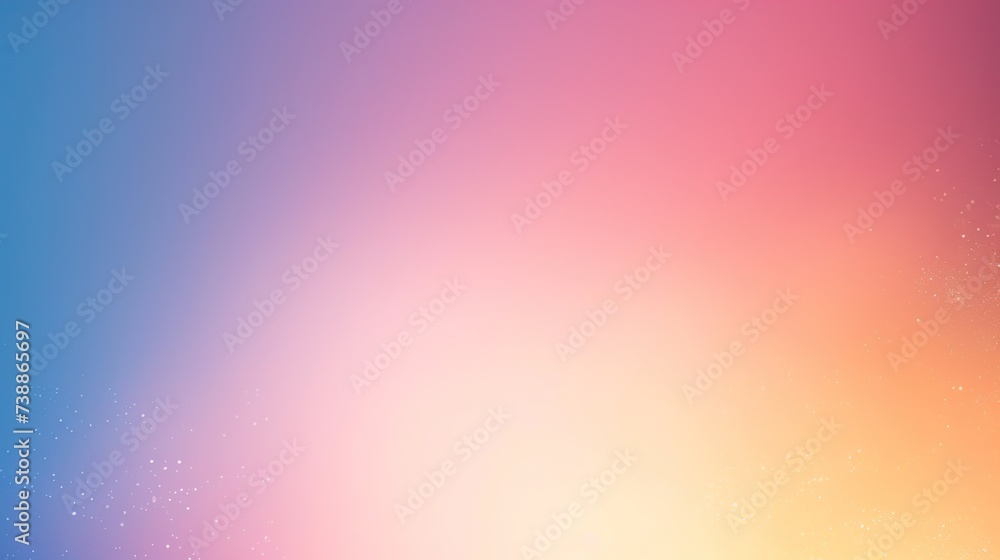 Poster a seamless gradient background transitioning from pink to orange with scattered sparkles.