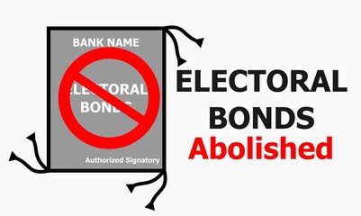 Supreme Court of India struck down the electoral bonds scheme  on ground of citizens' right to information violation - obrazy, fototapety, plakaty