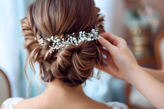 Brautliche Eleganz: Perfekte Hochzeitsfrisur f&uuml;r den gro&szlig;en Tag