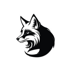 Vintage Wolf Logo Stock Vector