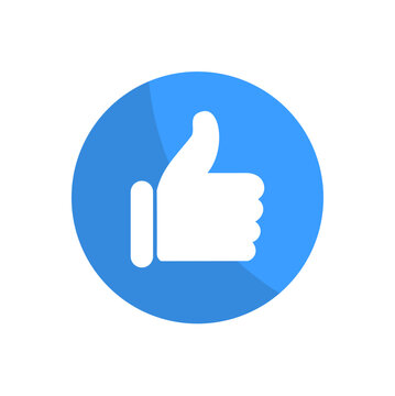 Thumb icon button for websites and mobile apps.