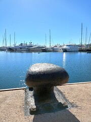 boats in the harbor