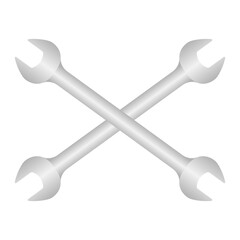 Auto Repair. Repair Service Logo Symbol. Vector Illustration.  