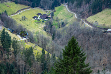 Blick vom Aussichtspunkt Simonswäldertal