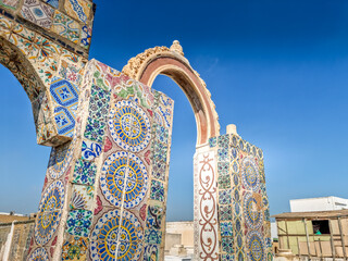 Traditional rooftop in Tunis, Tunisia