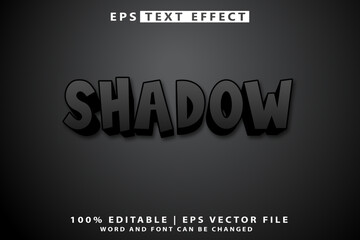 Shadow eps editable text effect