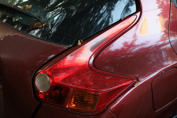 Part of a car body close-up.