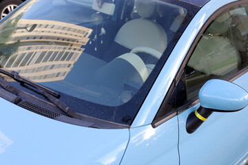 Part of a car body close-up.