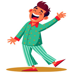 child clown with a ribbon