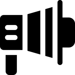 megaphone icon. vector glyph icon for your website, mobile, presentation, and logo design.