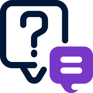 question icon. vector dual tone icon for your website, mobile, presentation, and logo design.