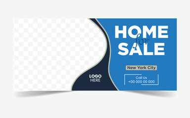 Professional Business Creative Real Estate Billboard Signboard Design Template For House Buy Sale