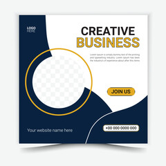 Business Social Media Post Template Design Is Essential to Grow Business. So It Is Inevitable For The Success Of The Company.