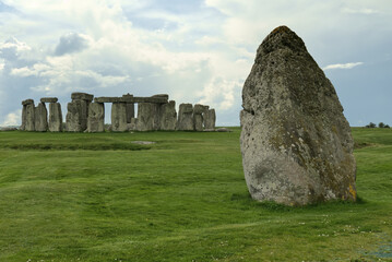 Blick vom Fersenstein auf den Stonehenge Ring
