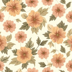 Beautiful Floral Pattern Seamless
