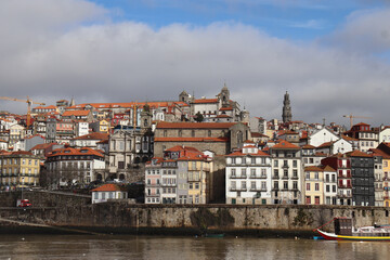 Naklejka na ściany i meble RIBEIRA, THE OLD TOWN OF PORTO, PORTUGAL