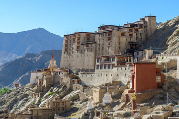 Fototapeta na wymiar views of leh ladakh city, india